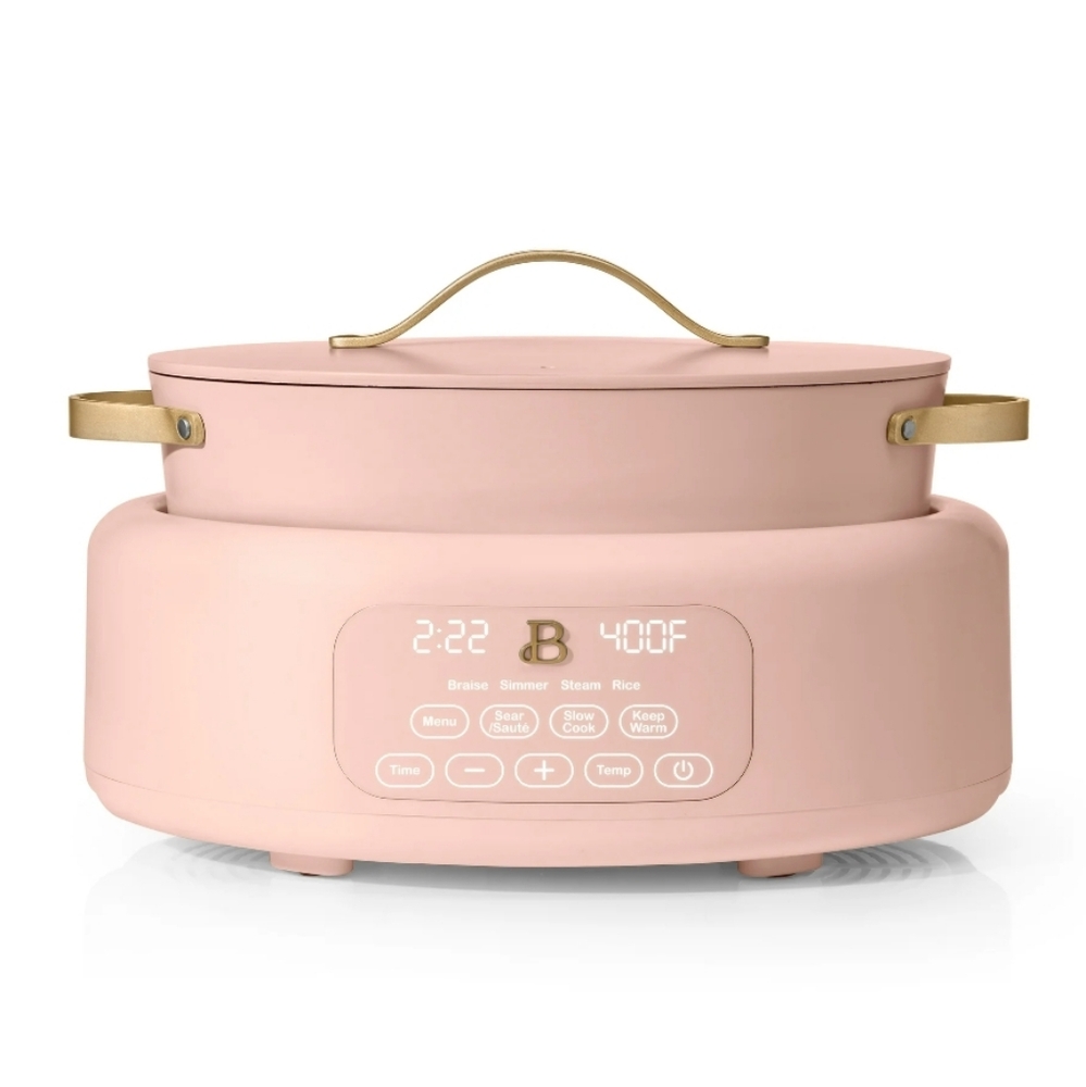 Beautiful 10 in 1, - 6 Qt Electric Multi-Cooker, Rose by Drew Barrymore